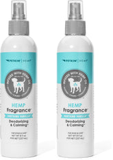 Petkin Hemp Fragrance bottle-front for easy home use with pets.