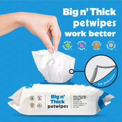 Petkin Pet Wipes used around eyes and face for gentle cleansing
