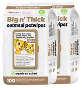 Petkin Pet Wipes packaging shows two 100-count packs for quick pet refreshes.