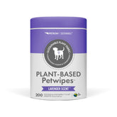 Petkin Plant-Based PetWipes tub front for convenient, plant-based pet cleaning on the go