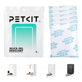 PETKIT bolsas desecantes para comederos automáticos mantienen la comida fresca y sin humedad.