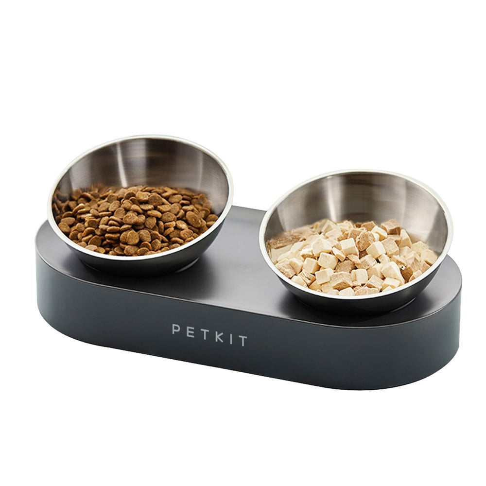 PETKIT CYBERTAIL raised bowl product shot highlighting durable stainless steel and clean design for pets.