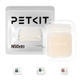PETKIT N50 Odor Eliminator 3-pack provides ongoing odor control for PuraMax waste bins.