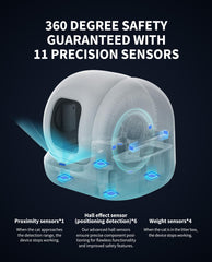 PETKIT PuraMax N50 odor eliminator demonstrates odor control capability.