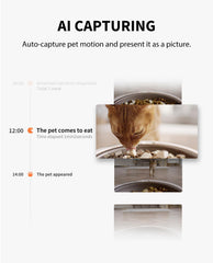 PETKIT two-way audio meal call lets you greet cats and guide feeding.