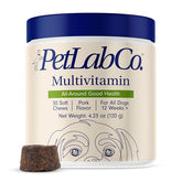 PetLab Co. dog multivitamin bottle front for overall wellness support.