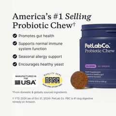 PetLab Co Probiotics value 3-pack packaging shot for budget gut health