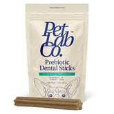 PetLab Co Dental Sticks packaging highlights targeted plaque control for dogs.