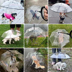 Petleso umbrella-rain-walk: keeps you and your dog shielded while enjoying curbside strolls.