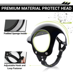 PETLESO goggles strap with adjustable length for a snug fit