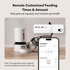 PETLIBRO app control screenshot for remote feeding management