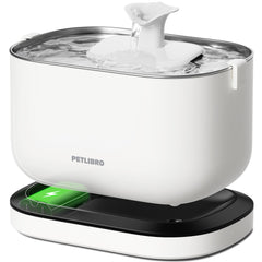 PETLIBRO cordless cat water fountain front view for flexible placement