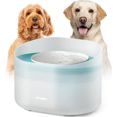 PETLIBRO dog water fountain reservoir view highlights ample 2.1-gallon capacity for fewer refills.