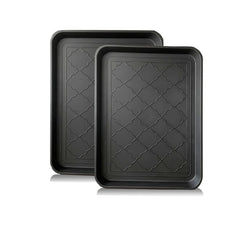 PetLike boot tray entryway two-pack helps contain mud at the door