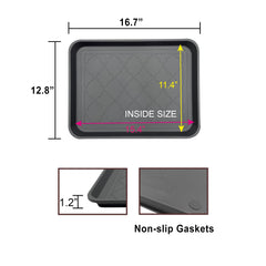 PetLike boot tray waterproof design protects floors in any space.