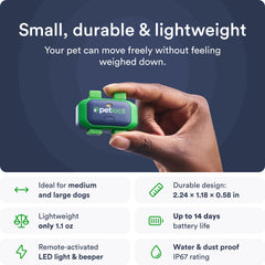 PETLOC8 app live map view makes locating your dog quick and simple