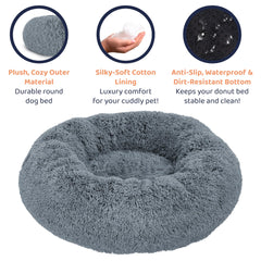 Petloox Donut Bed durable materials image highlighting longevity and value.