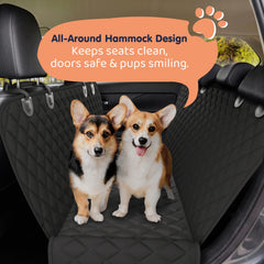 Petloox XL dog seat cover non-slip back stays stable