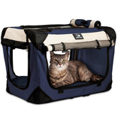 PetLuv carrier-privacy-windows large mode offers calm home use or car travel.
