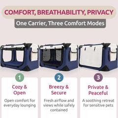 PetLuv carrier-soft-sided-plush-pillow-removable highlights comfort on trips.
