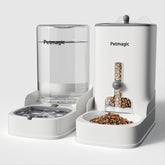 Petmagic Gravity cat feeder bowl set enables easy mealtimes for busy homes.