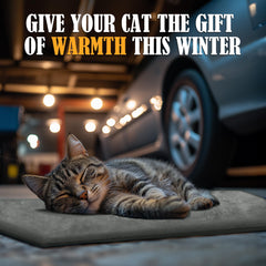 PETNF Outdoor Cat Heating Pad waterproof bottom for durable outdoor use