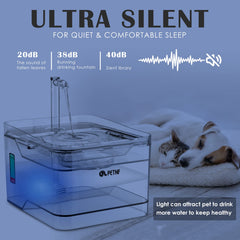 PETNF three-flow-modes offer customizable drinking for cats and dogs