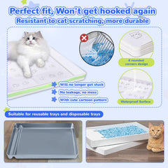 PETOCAT Scoop Free-compatible liner with wide opening for easy disposal.