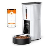 Petory automatic feeder front view for convenient remote feeding.