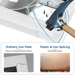PETOUCH dog door shows weather-seal top and sides to reduce drafts.