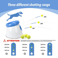 PetPrime dog automatic ball launcher top pitching hole highlights hands-free loading design.