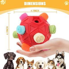 Petration Snuffle Ball indoor use helps reduce boredom and destructive behavior