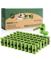 Pets N Bags dog waste bags with dispenser included for easy cleanup on walks
