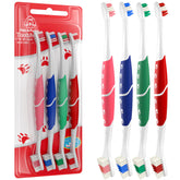 Pets & Pupps dual-head toothbrush with soft bristles for gentle gum care.