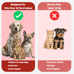 Pets & Pupps non-slip ergonomic handle enables steady brushing for pets.