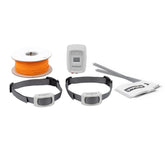PetSafe Classic In-Ground Fence transmitter with LCD shows boundary distance for precise setup.
