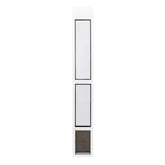 PetSafe Extreme Weather door track installation demonstrates easy renter-friendly setup