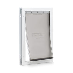 PetSafe Freedom aluminum door frame for busy households provides lasting durability.