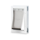 PetSafe Freedom aluminum-frame door with reinforced corners for durability in busy homes.
