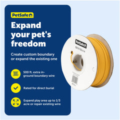 PetSafe gel-filled splice capsules improve waterproof connections for reliable performance.