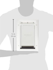 PetSafe Plastic Pet Door for metal door install provides rust-free frame.