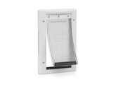 PetSafe Plastic Pet Door for wood door install enables easy pet access.