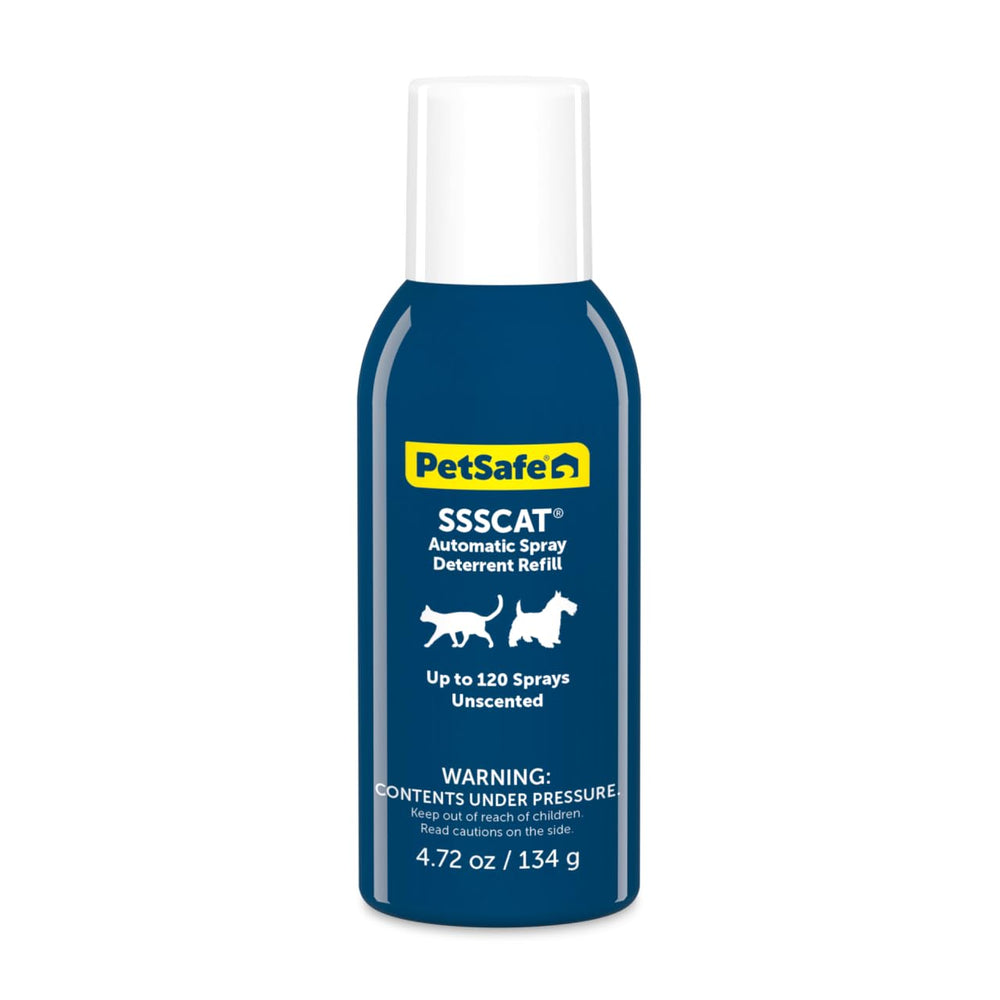 PetSafe SSSCAT unit in use deters pets from off-limits areas with a gentle, odorless burst.