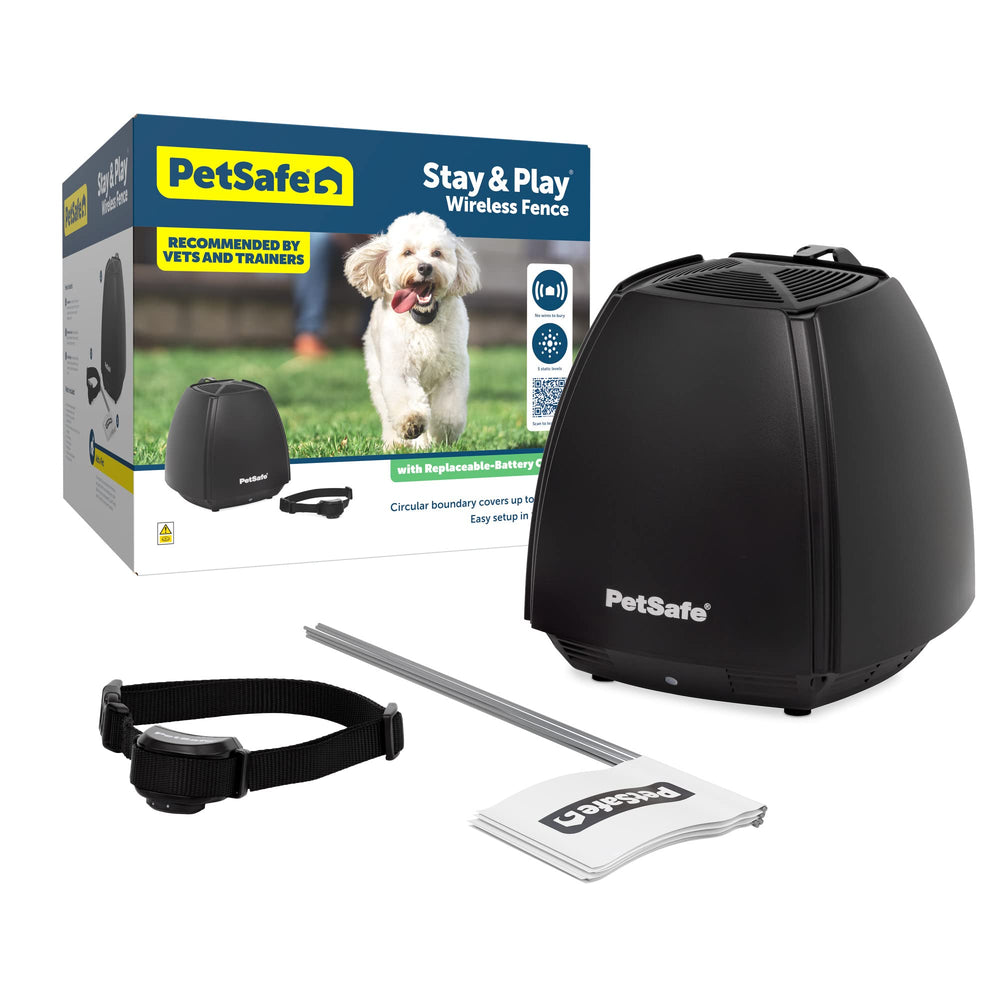 PetSafe Stay & Play transmitter setup demonstrates quick wireless containment for flexible yards.