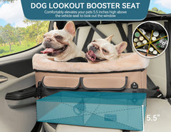 Petsfit dog booster seat with washable pad for easy cleaning
