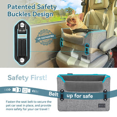 PETSFIT dog car seat folded-compact-storage, easy to stash between trips or at home.