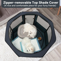 Petsfit dual zipper doors close-up highlighting easy pet access and control