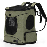 Petsfit Pet Backpack Carrier upgrade waist cushion enhances fit for long trips