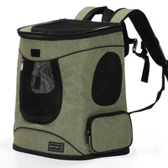 Petsfit Pet Backpack Carrier upgrade waist cushion enhances fit for long trips