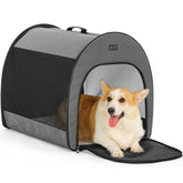 Petsfit portable dog crate setup view for quick travel containment